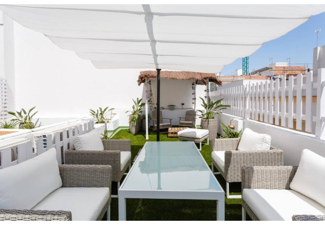 Terraza-Caleta Beach Home By Cadiz4Rentals Екстериор снимка